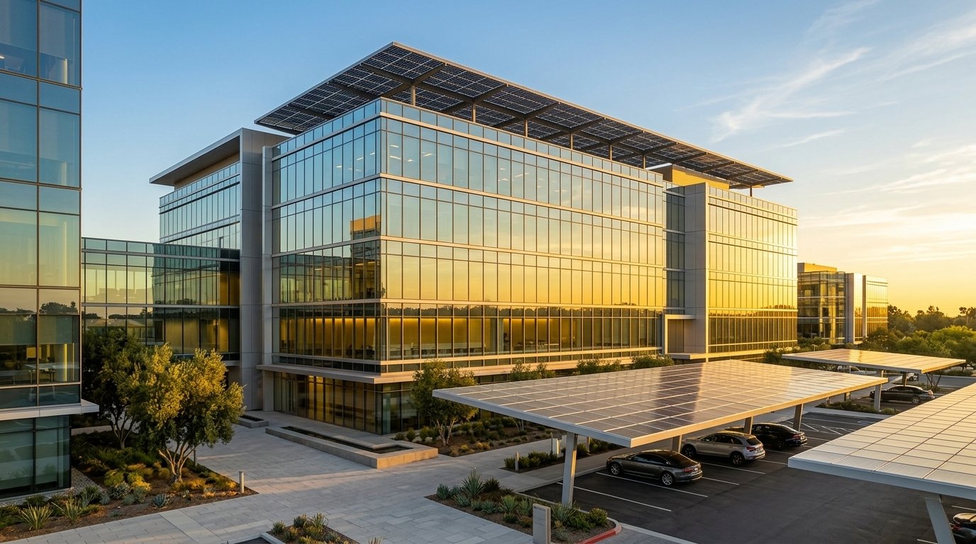 Commercial Corporate Solar Plant