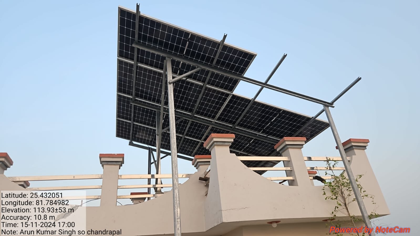 Rooftop Solar Array Panels